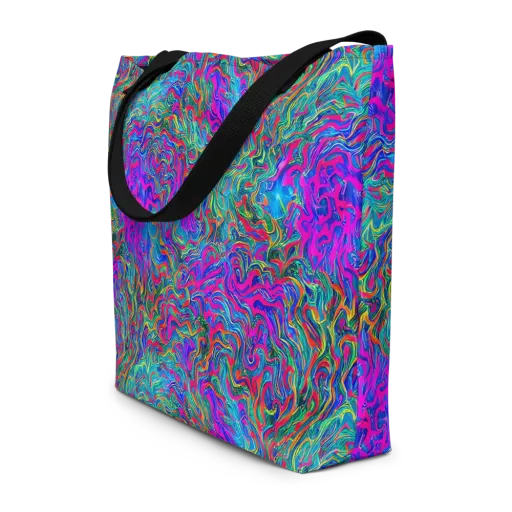Electric Marmalade on a Large Tote Bag W/ Pocket
