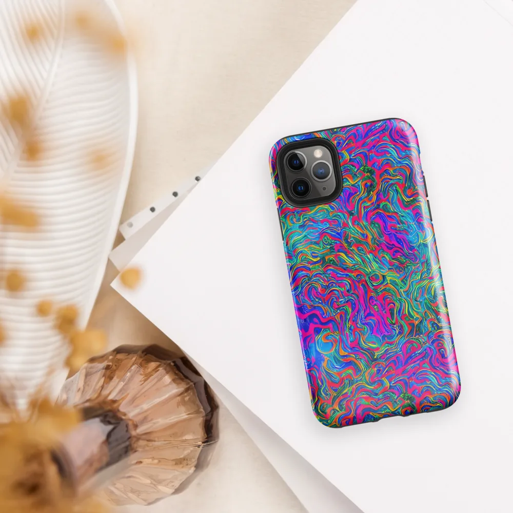 Electric Marmalade on Tough Case for iPhone® — Front