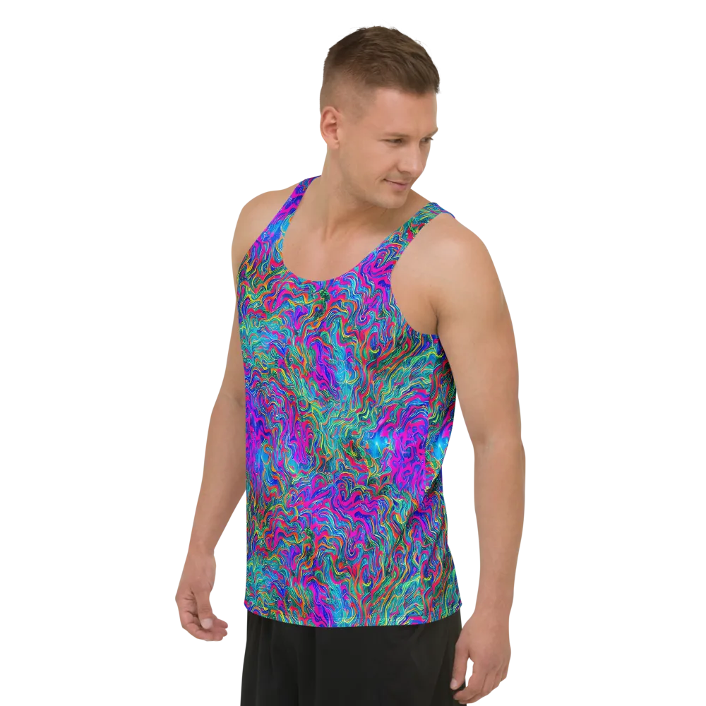 Electric Marmalade on Men's Tank Top — Left Front