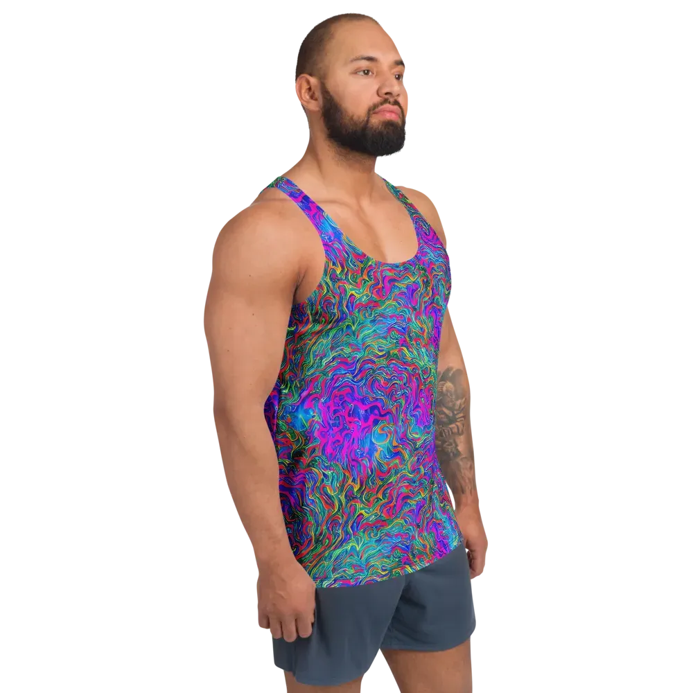 Electric Marmalade on Men's Tank Top — Right Front