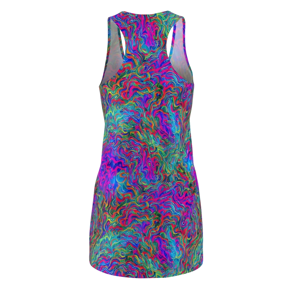 Electric Marmalade on Racerback Dress — Back
