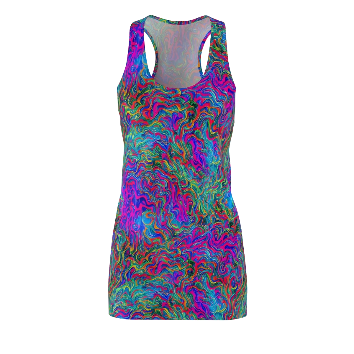 Electric Marmalade on Racerback Dress — Front