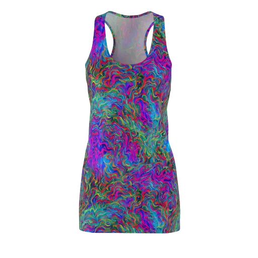 Electric Marmalade on a Racerback Dress