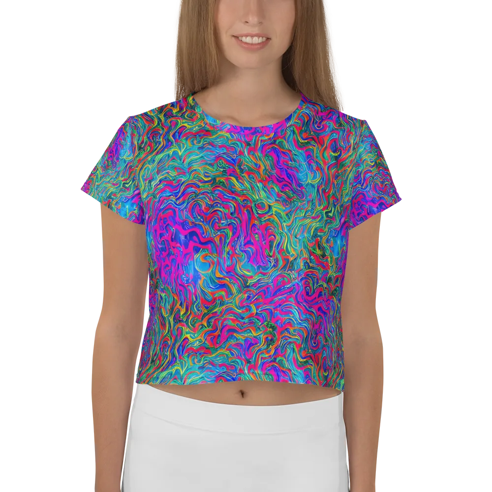 Electric Marmalade on Crop Tee — Front