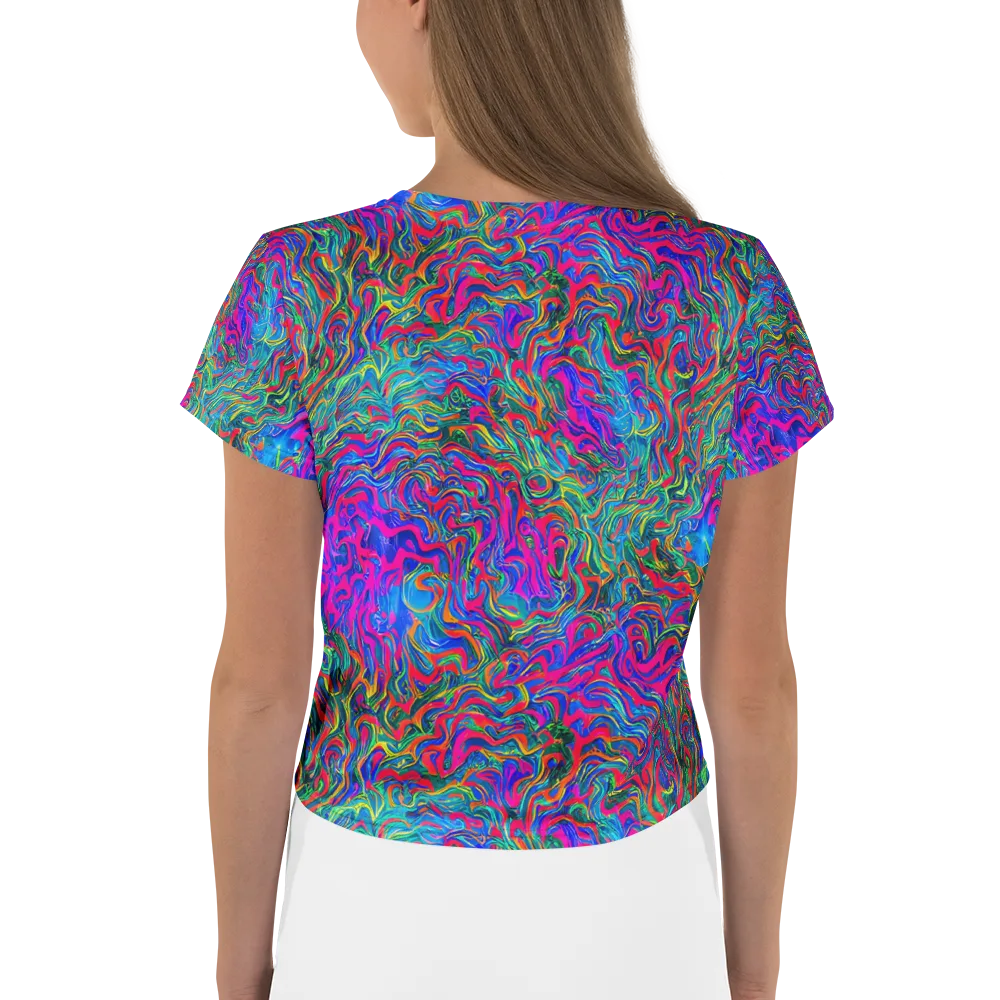 Electric Marmalade on Crop Tee — Back