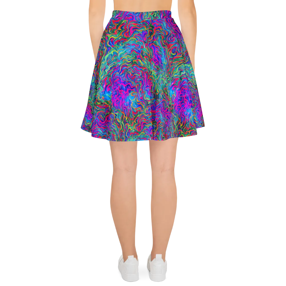 Electric Marmalade on Skater Skirt — Back