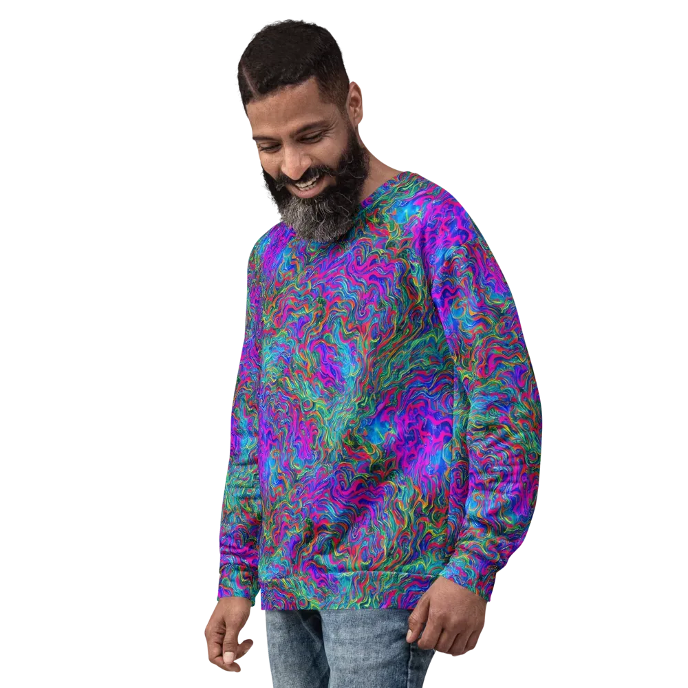 Electric Marmalade on Sweatshirt — Left Front