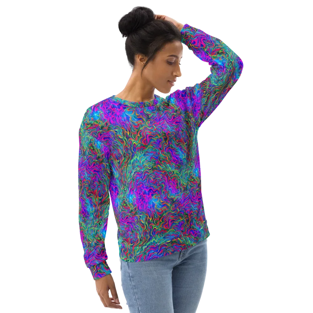Electric Marmalade on Sweatshirt — Right Front