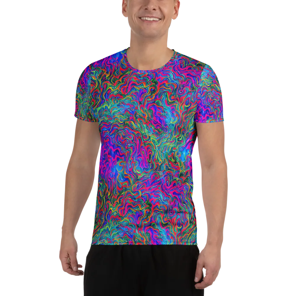 Electric Marmalade on Men's Athletic T-Shirt — Front
