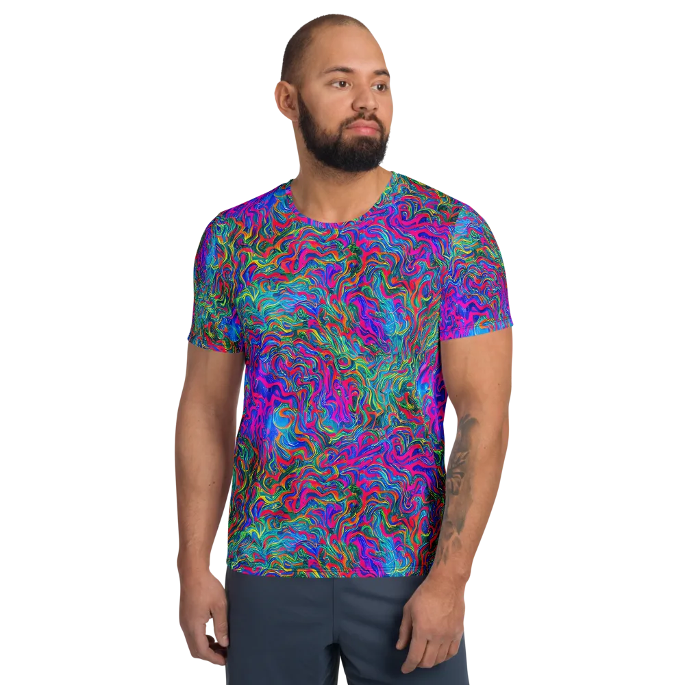 Electric Marmalade on Men's Athletic T-Shirt — Front
