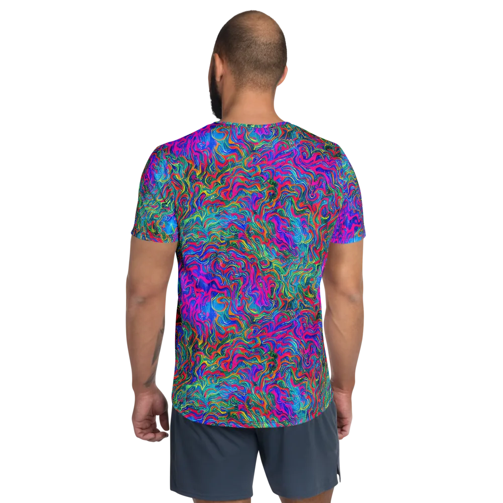 Electric Marmalade on Men's Athletic T-Shirt — Back