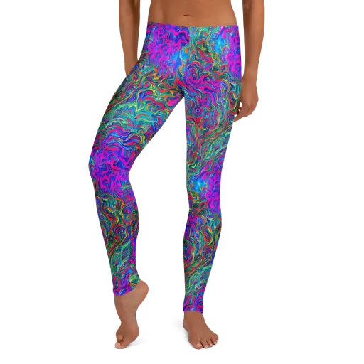 Electric Marmalade on a Leggings
