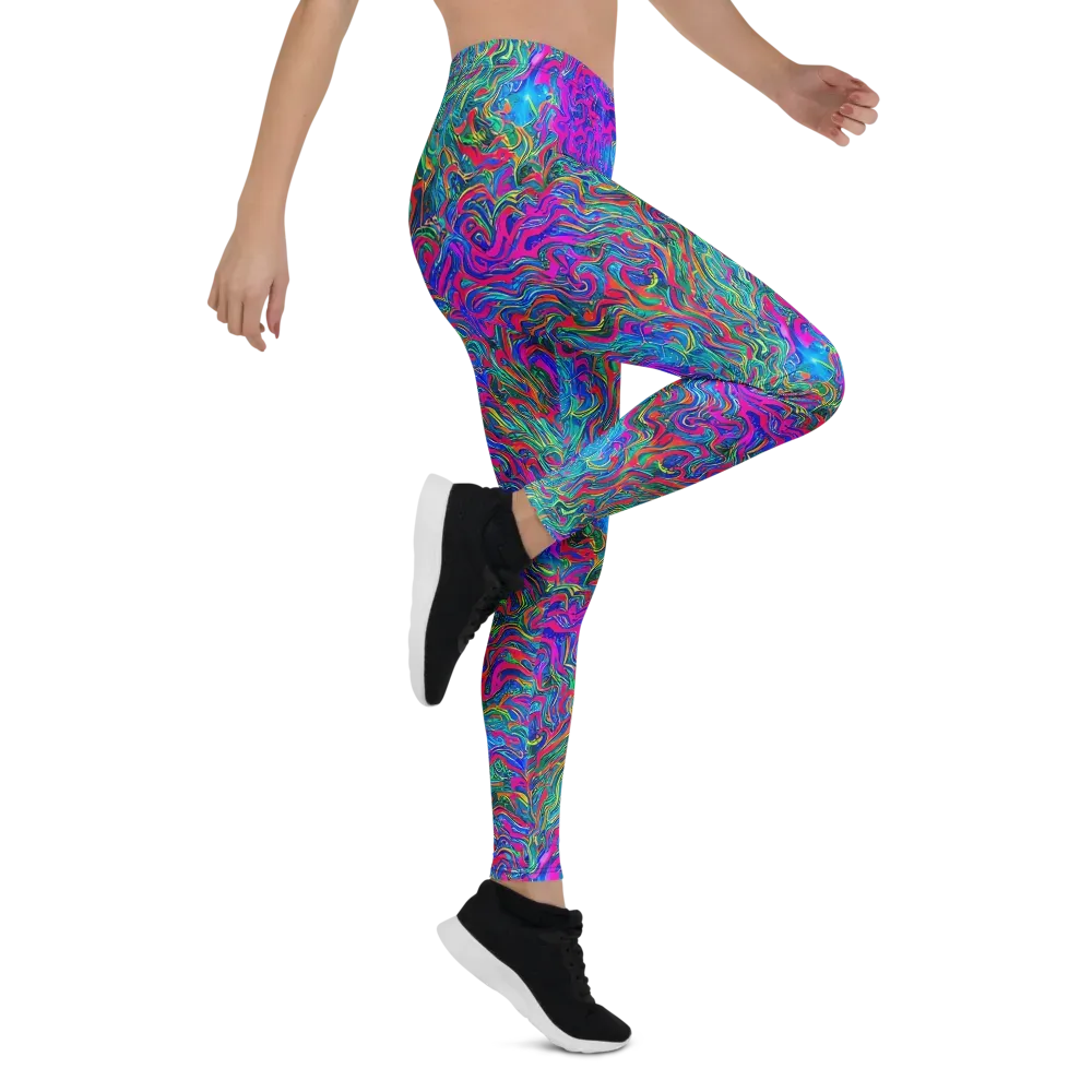 Electric Marmalade on Leggings — Right