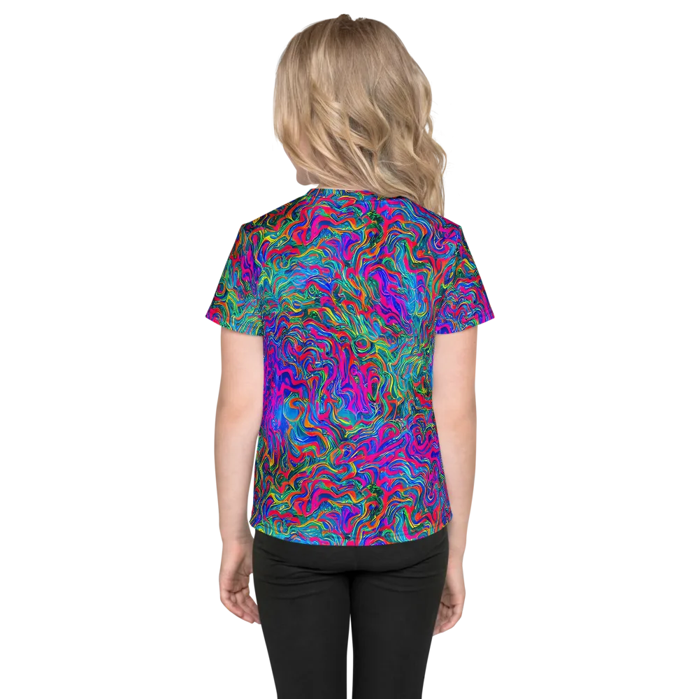 Electric Marmalade on Kids Crew Neck T-Shirt — Back