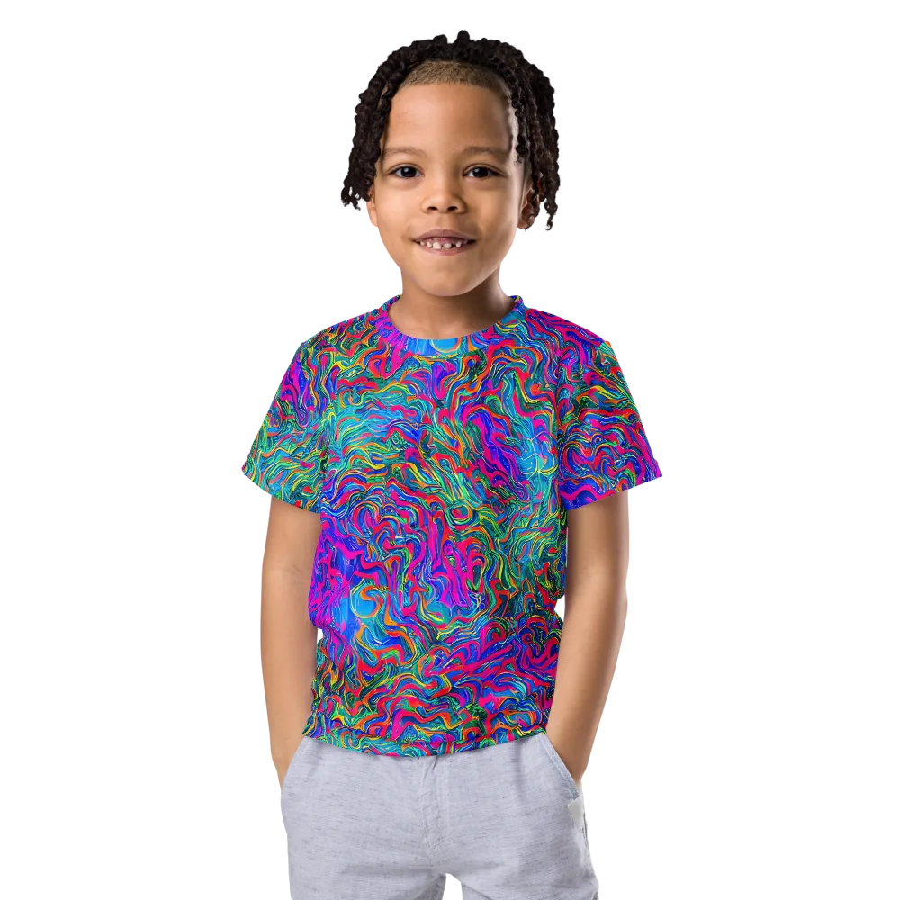 Electric Marmalade on Kids Crew Neck T-Shirt — Front