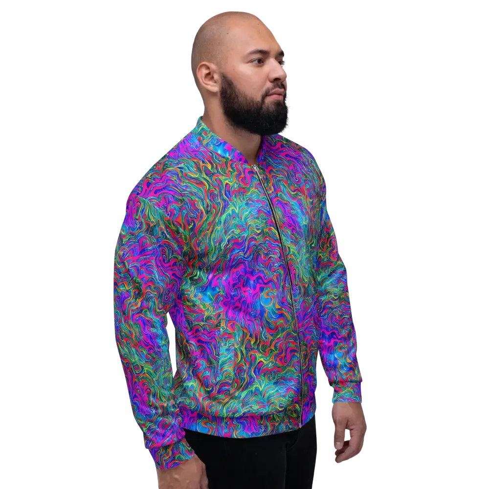 Electric Marmalade on Bomber Jacket — Right