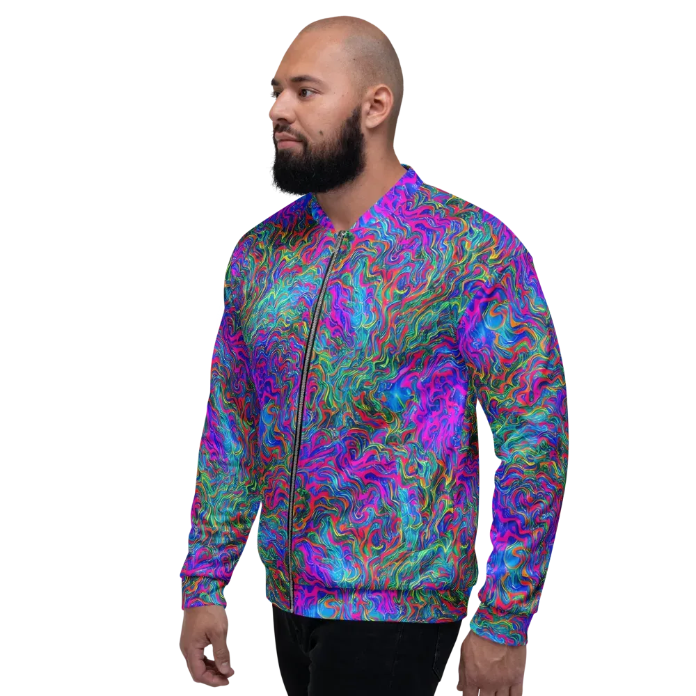 Electric Marmalade on Bomber Jacket — Left
