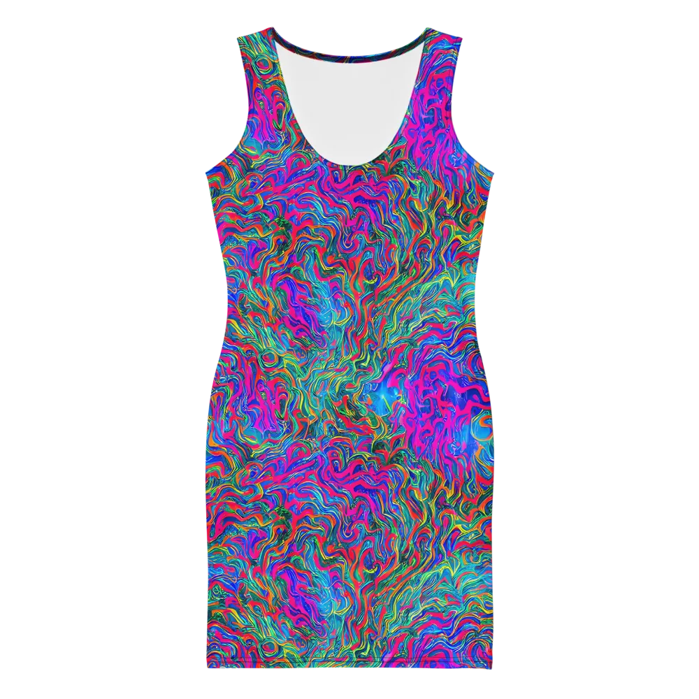 Electric Marmalade on Bodycon Dress — Front