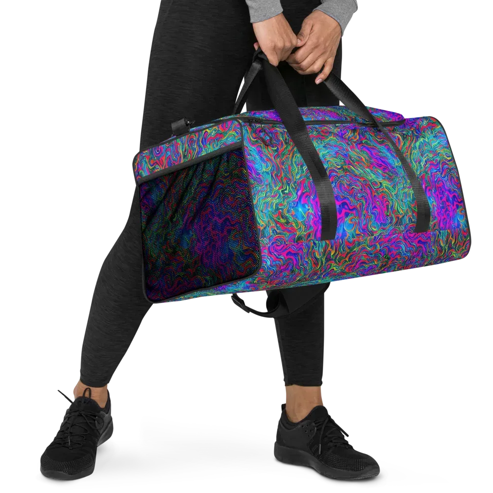 Electric Marmalade on Duffle Bag — Right Front