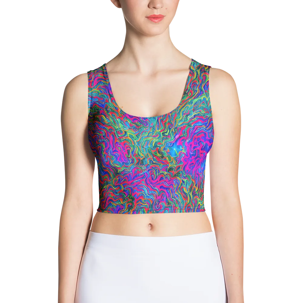Electric Marmalade on Crop Top — Front