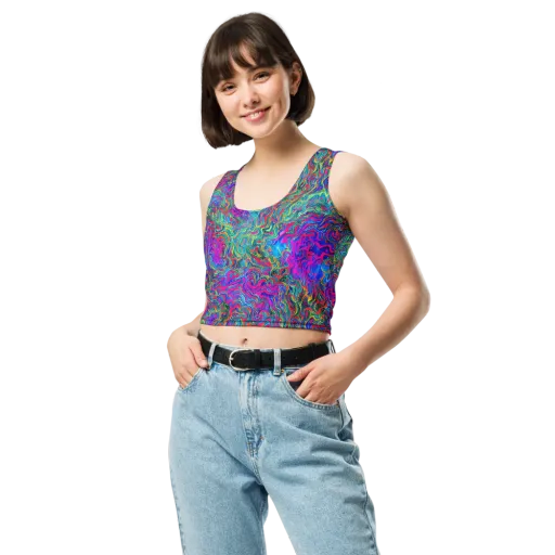 Electric Marmalade on a Crop Top