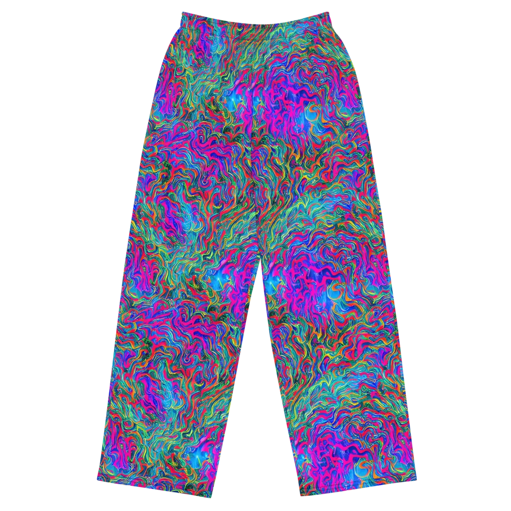 Electric Marmalade on Wide-Leg Pants — Front