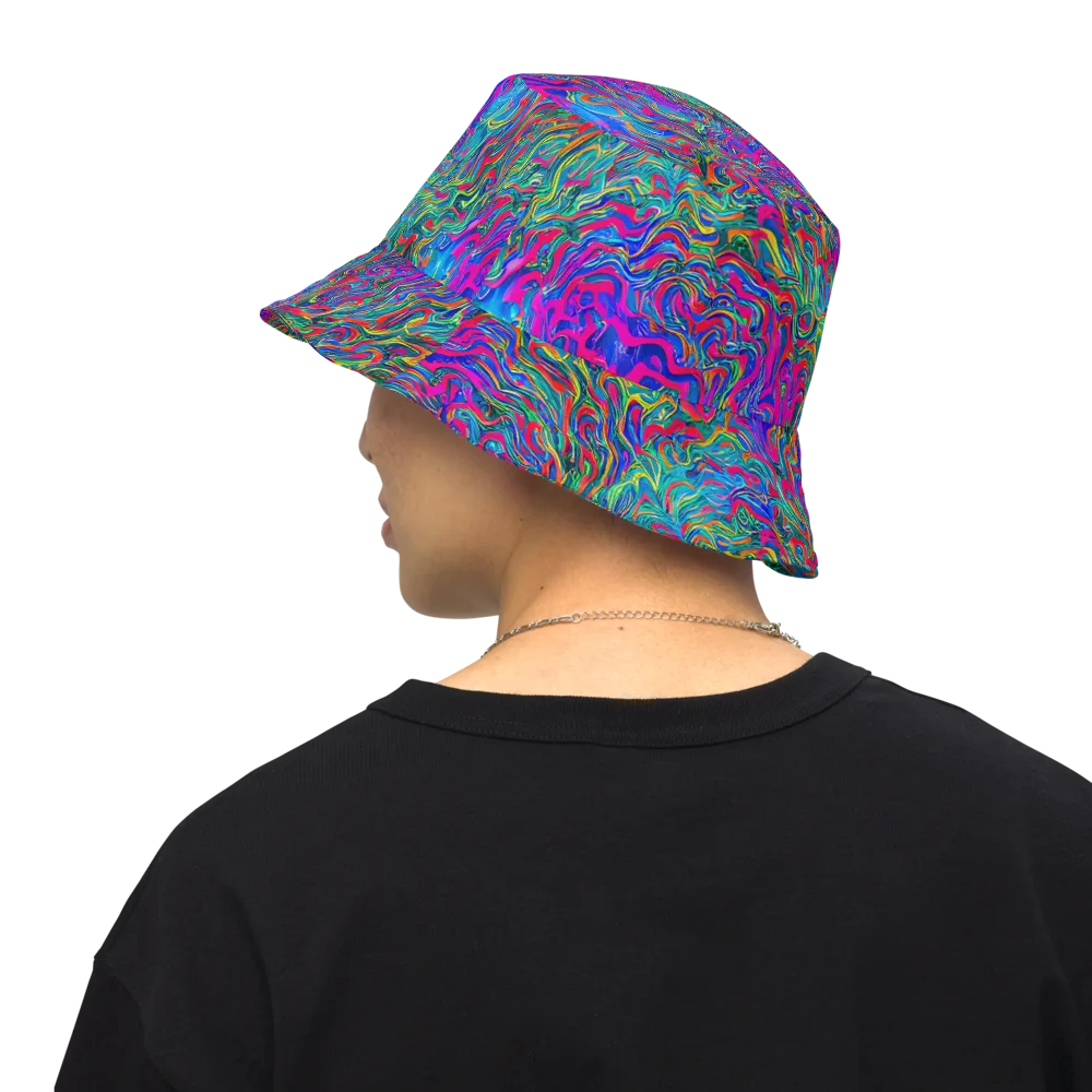 Electric Marmalade on Reversible Bucket Hat — Back Inside