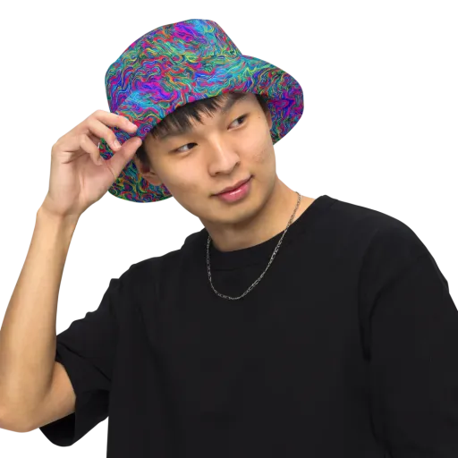 Electric Marmalade on a Reversible Bucket Hat