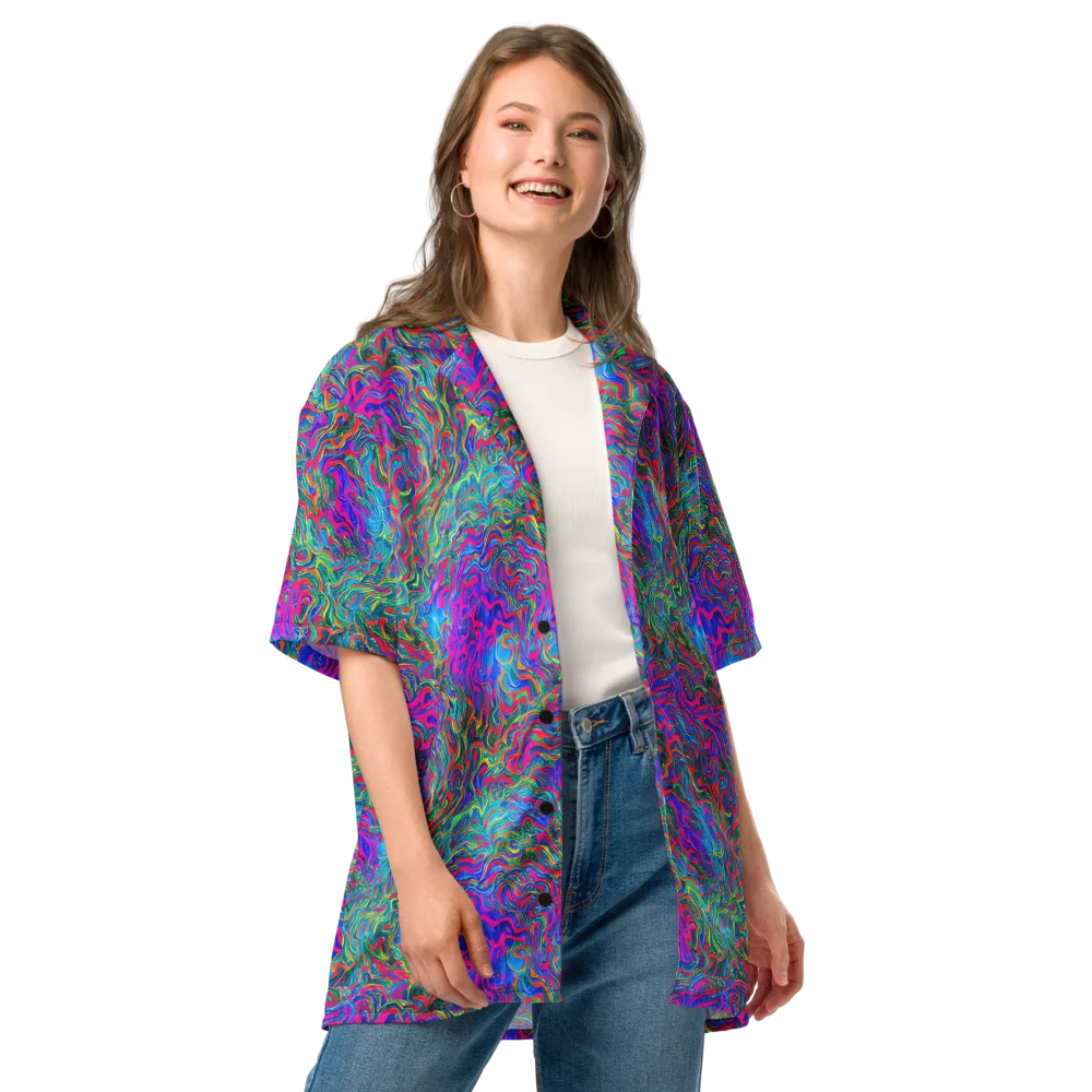 Electric Marmalade on Button Shirt — Front