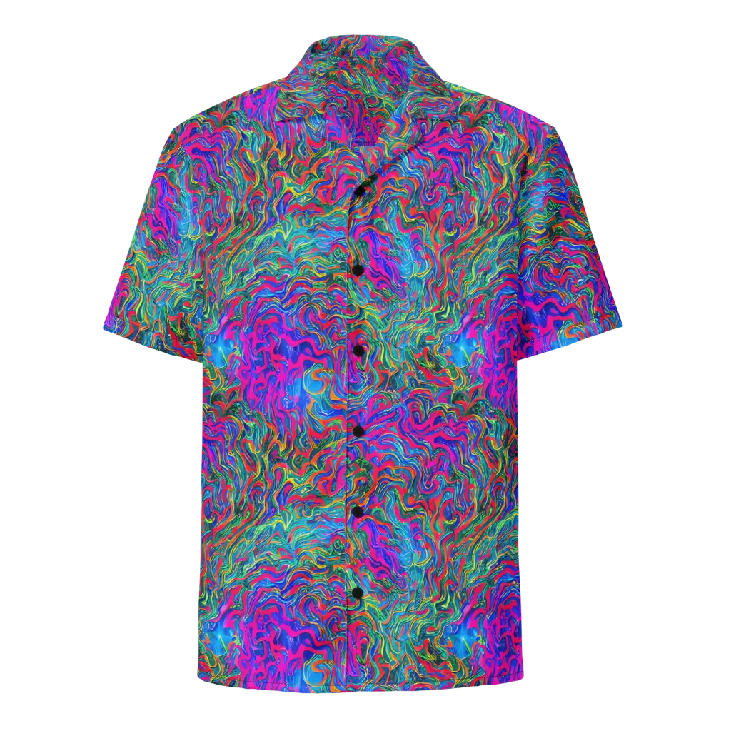 Electric Marmalade on Button Shirt — Front