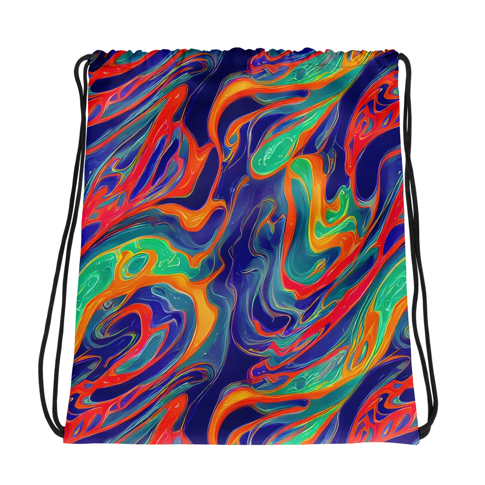 Colorwave Riot on Drawstring Bag — Photo
