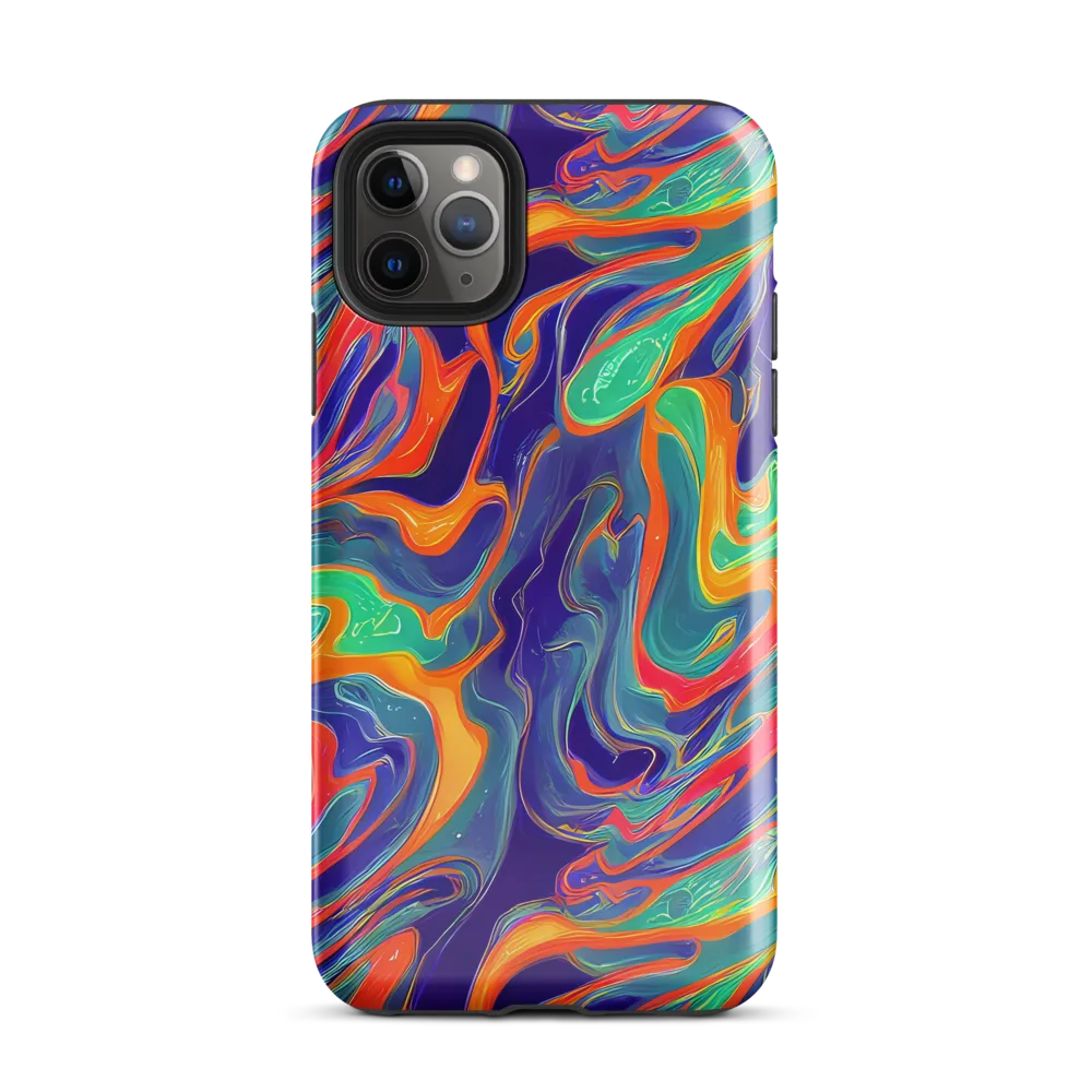 Colorwave Riot on Tough Case for iPhone® — Front