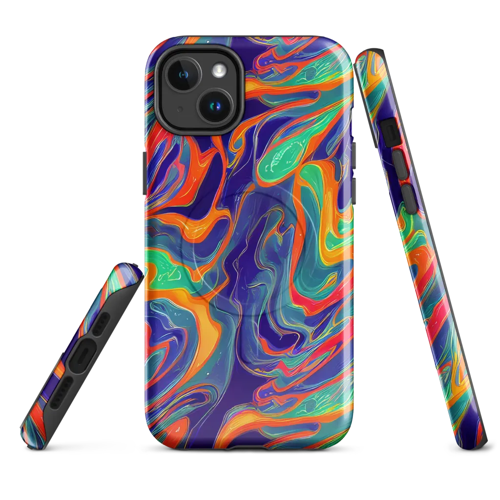 Colorwave Riot on MagSafe Tough Case for iPhone® — Front