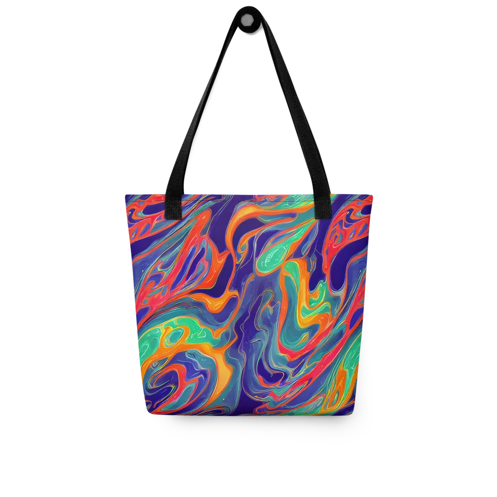 Colorwave Riot on Tote Bag — Front
