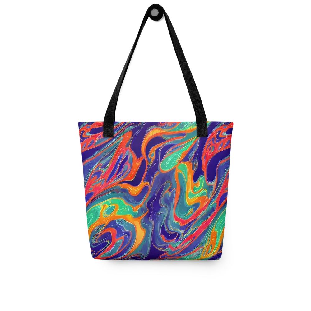 Colorwave Riot on Tote Bag — Front