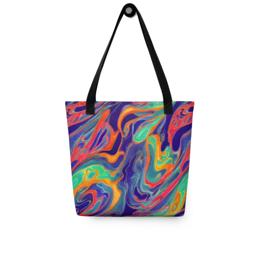 Colorwave Riot on a Tote Bag