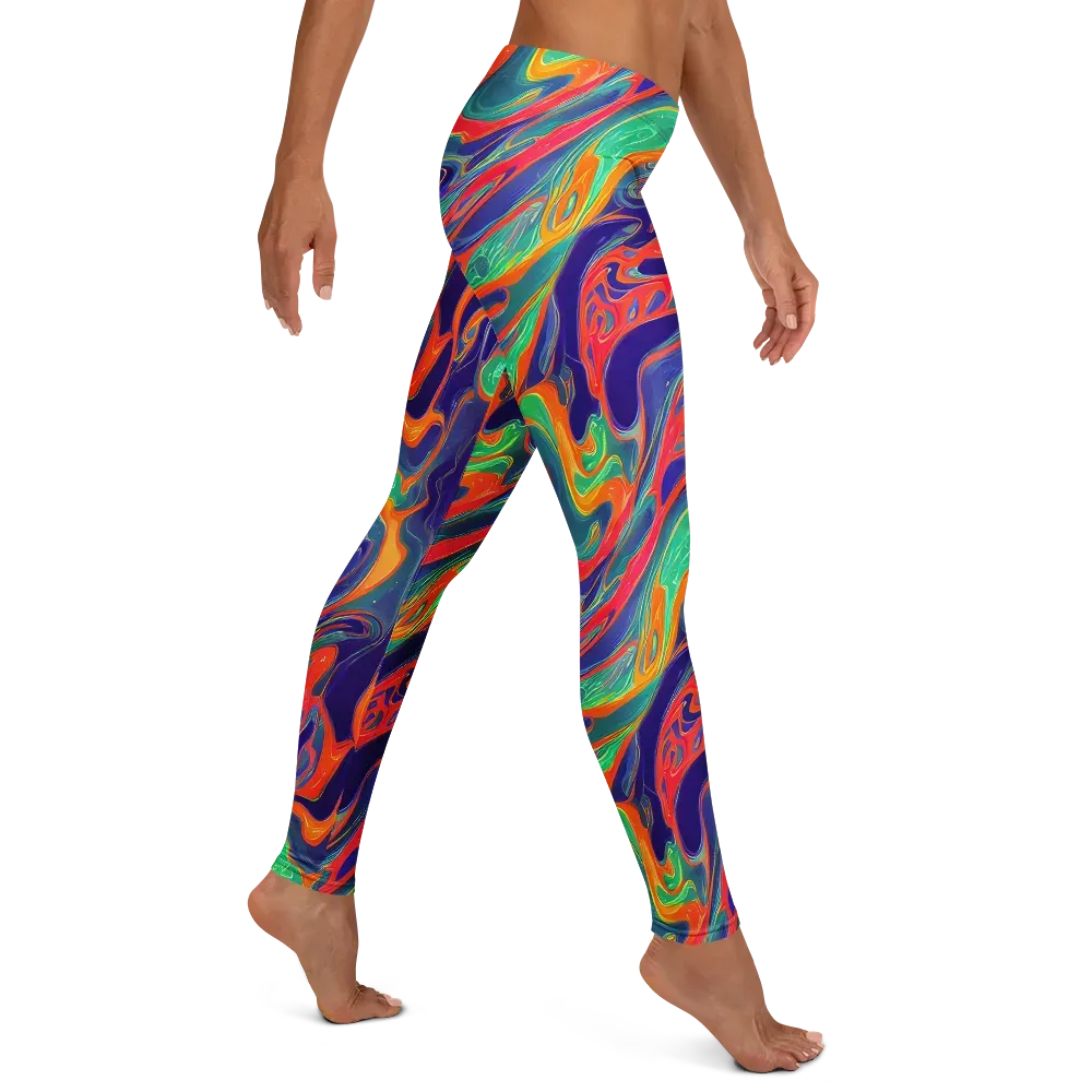 Colorwave Riot on Leggings — Right
