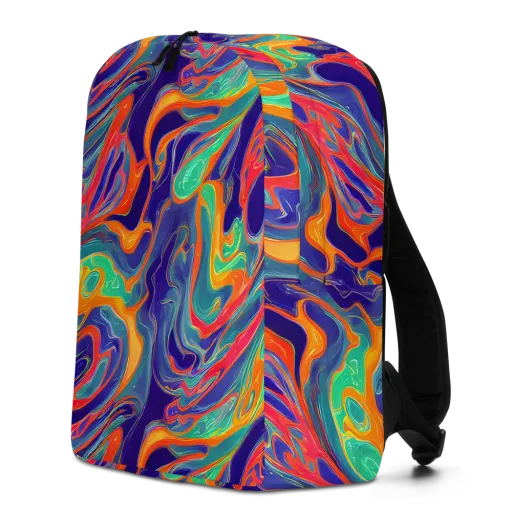 Colorwave Riot on a Minimalist Backpack