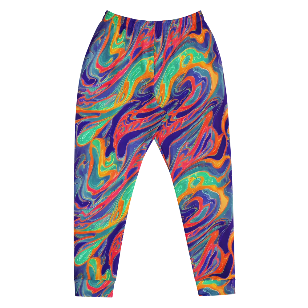 Colorwave Riot on Men's Joggers — Front