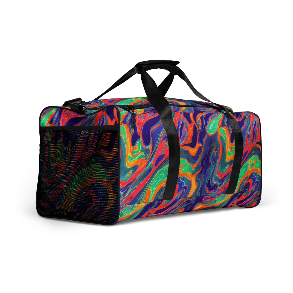 Colorwave Riot on Duffle Bag — Right Front