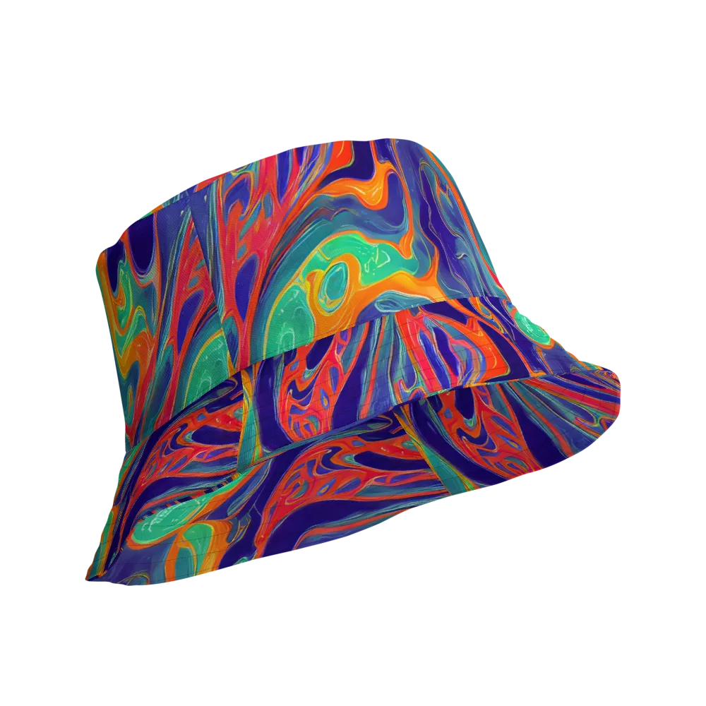 Colorwave Riot on Reversible Bucket Hat — Product details Outside