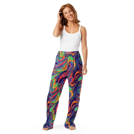 Colorwave Riot on a Women's Pajama Pants