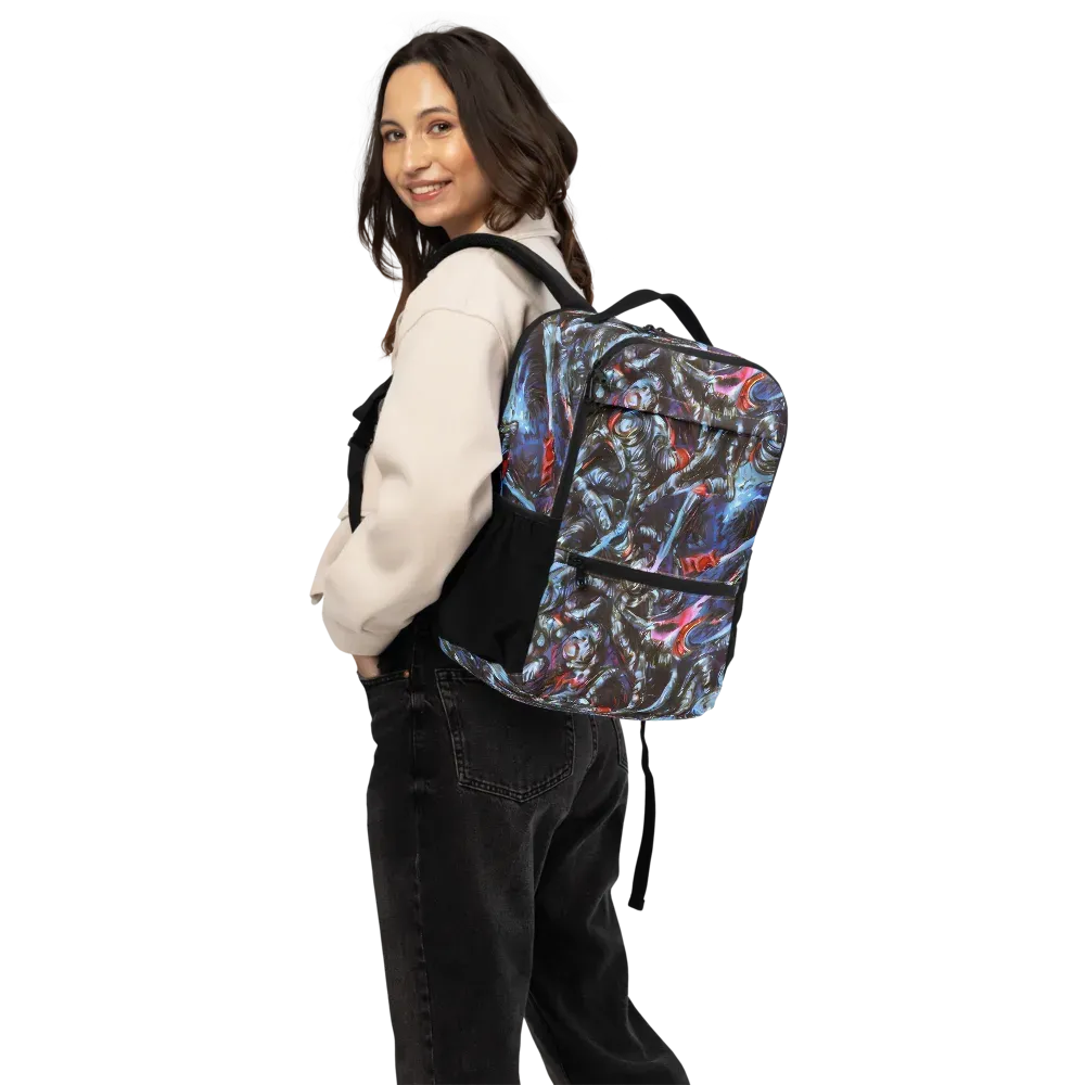 Blackwater Riot on Utility Backpack — Back