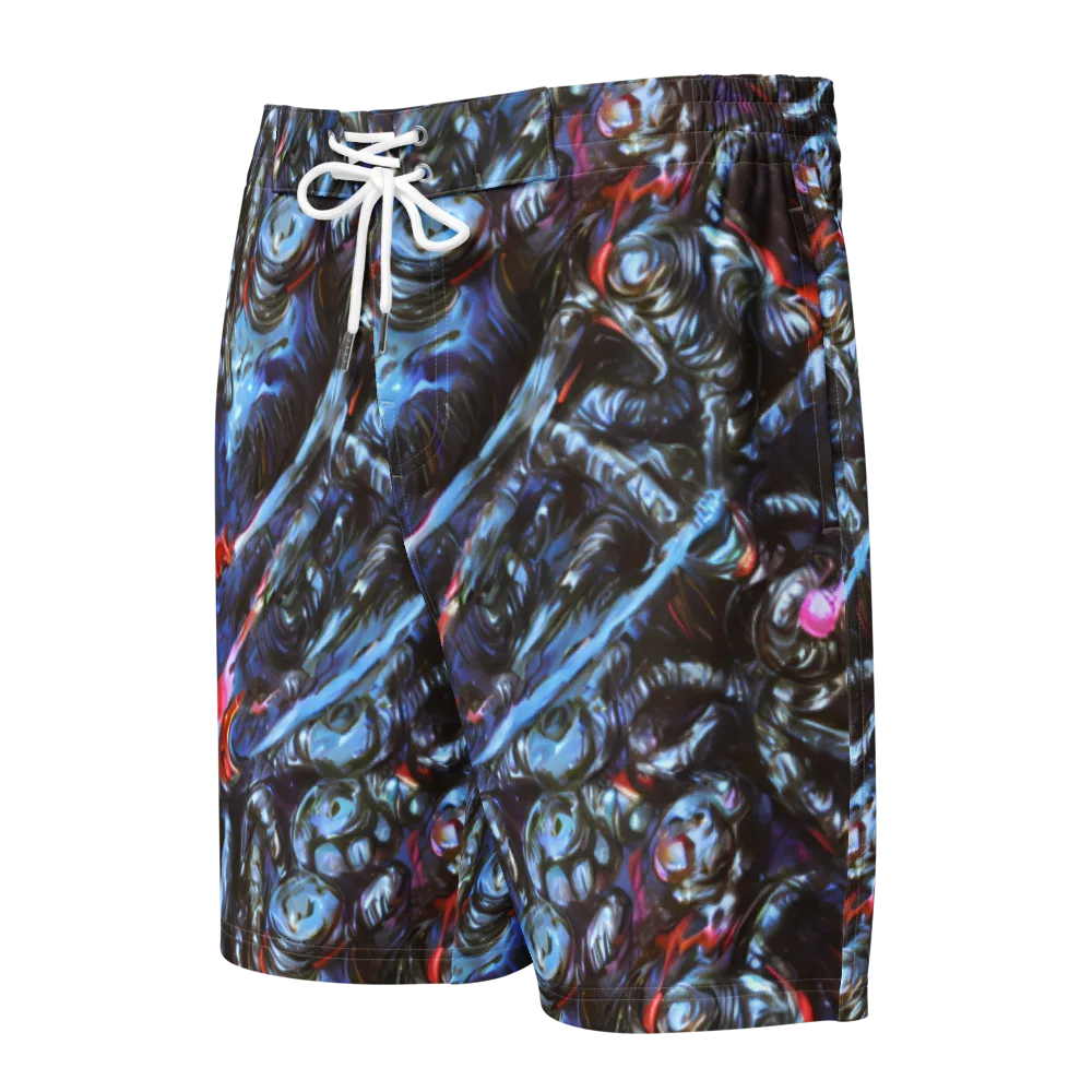 Blackwater Riot on Men's Board Shorts — Front