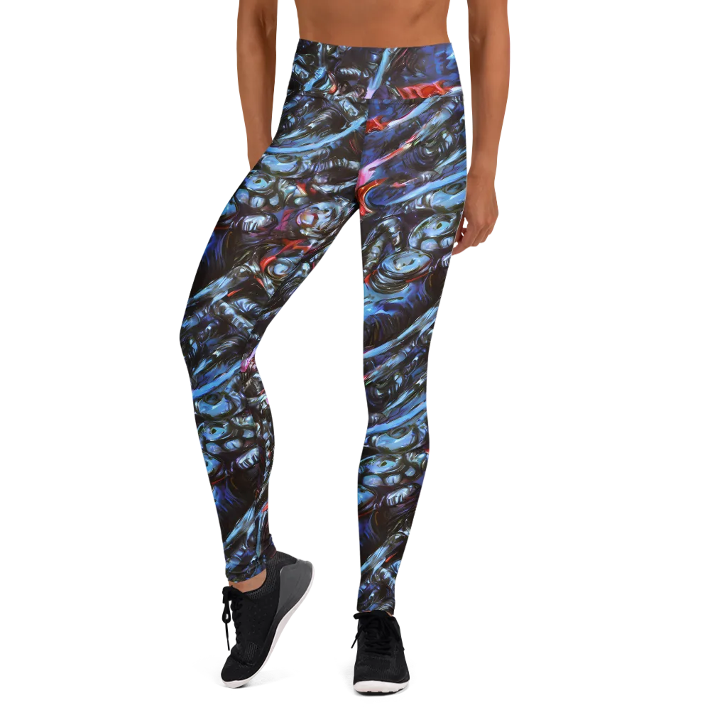 Blackwater Riot on Yoga Leggings — Front