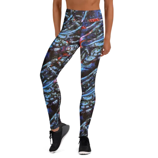 Blackwater Riot on a Yoga Leggings