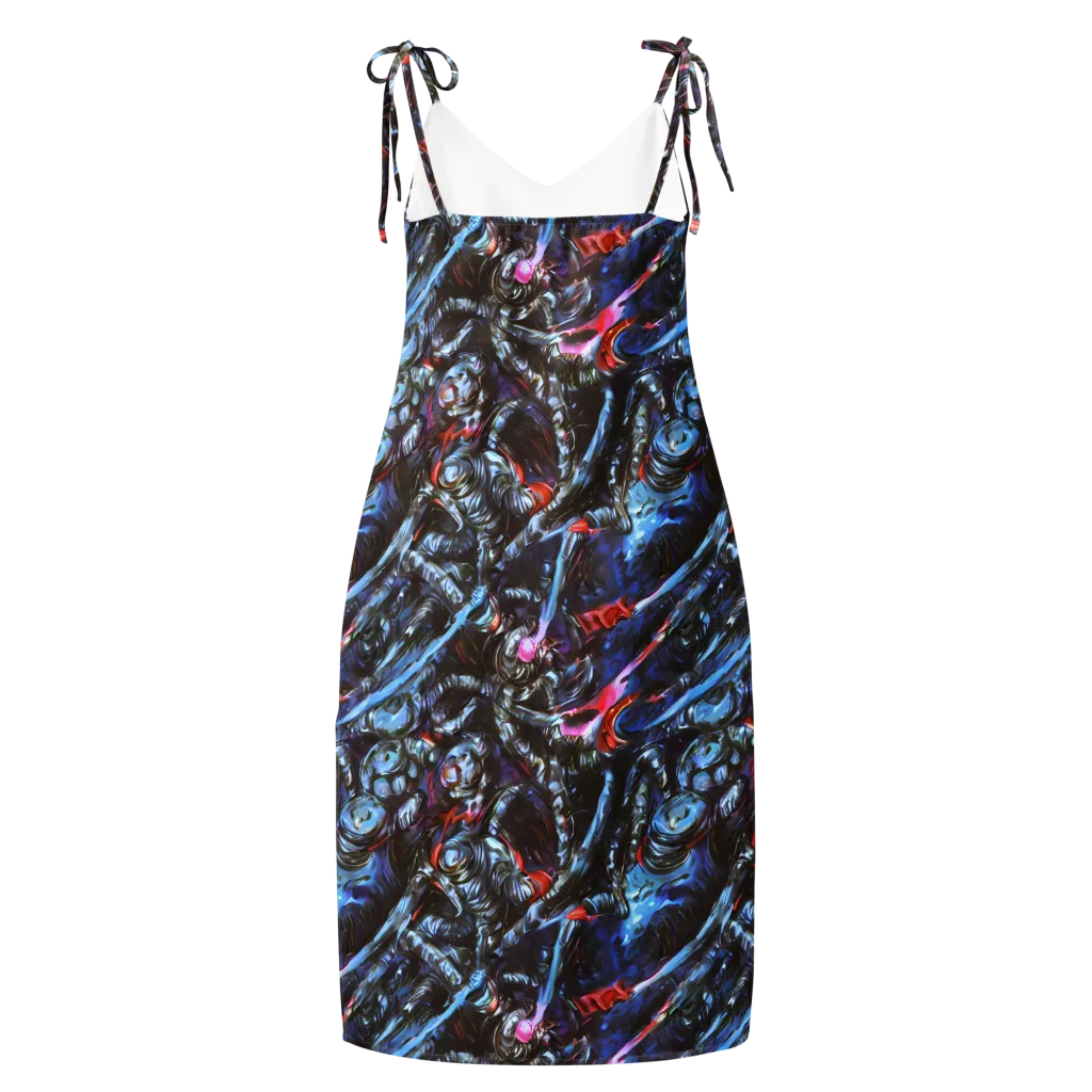 Blackwater Riot on Slip Dress — Back