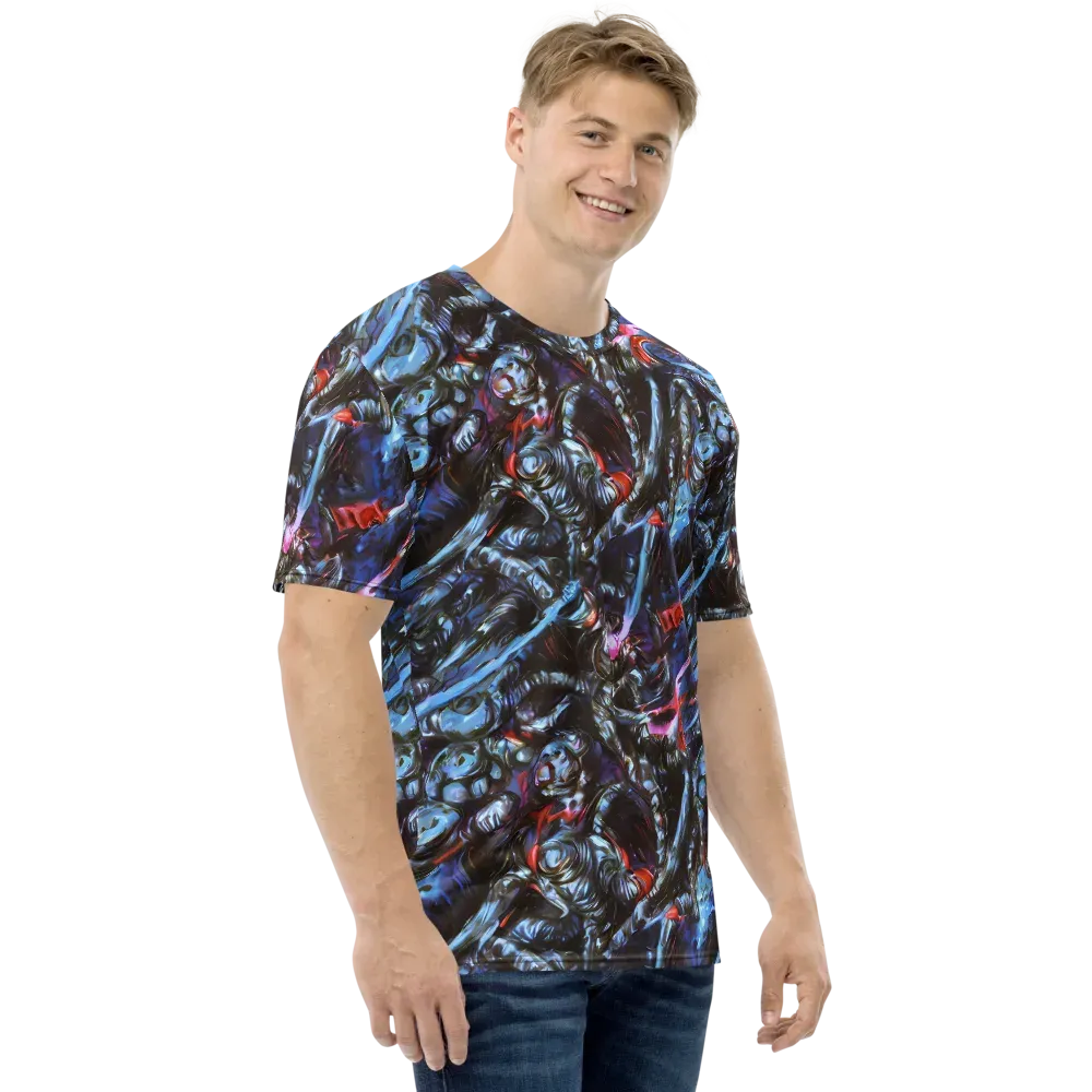 Blackwater Riot on Men's Crew Neck T-Shirt — Right