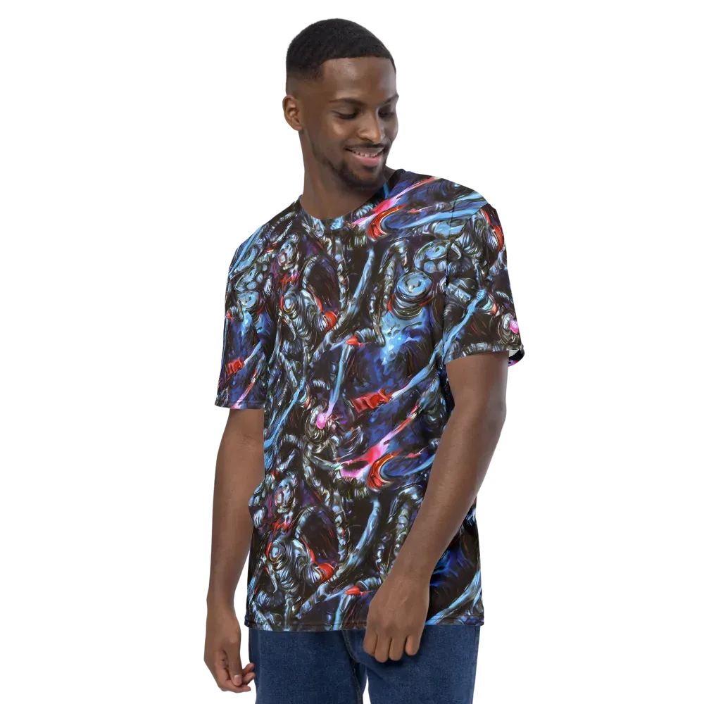 Blackwater Riot on Men's Crew Neck T-Shirt — Left