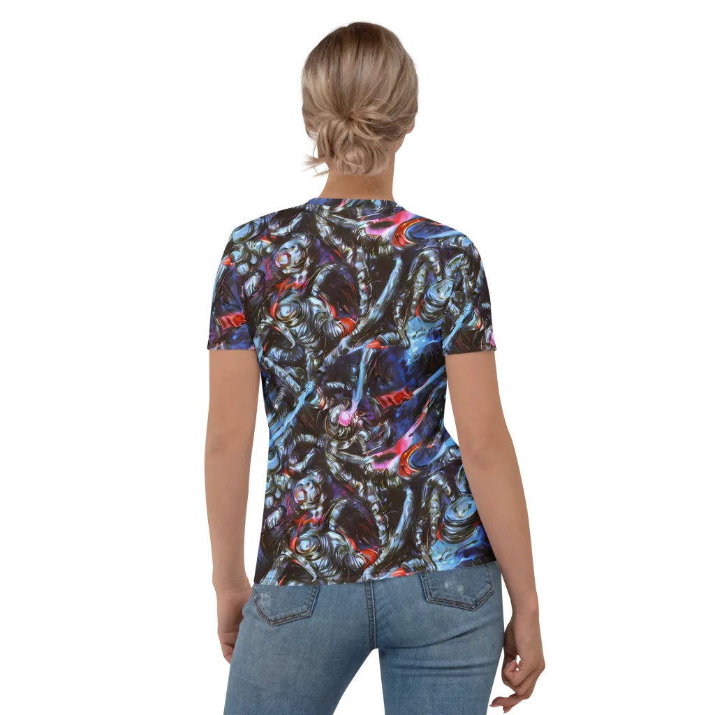 Blackwater Riot on Women's Crew Neck T-Shirt — Back